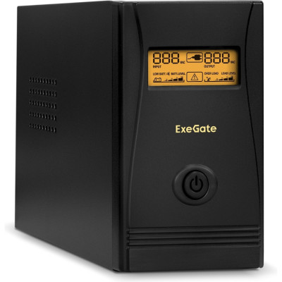 Источник бесперебойного питания EXEGATE SPECIALPRO SMART LLB-500.LCD.AVR.4C13.RJ.USB